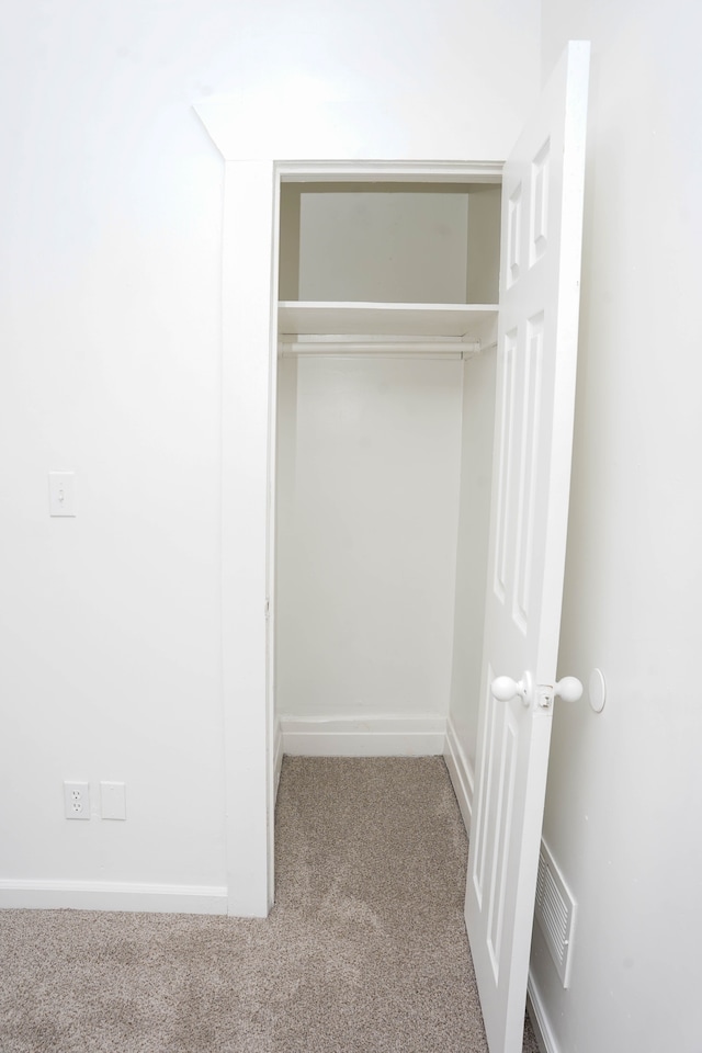 view of closet