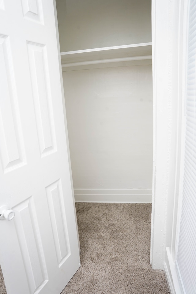 view of closet