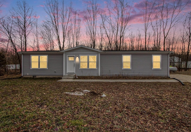 view of manufactured / mobile home