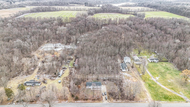 16715 Williamsville St, Vandalia, MI 49095 - bird's eye view with a rural view