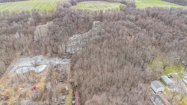 16715 Williamsville St, Vandalia, MI 49095 - bird's eye view with a rural view
