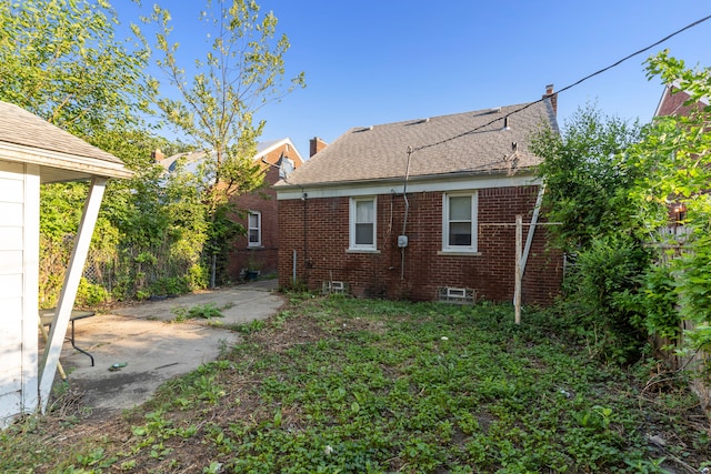 view of rear view of property