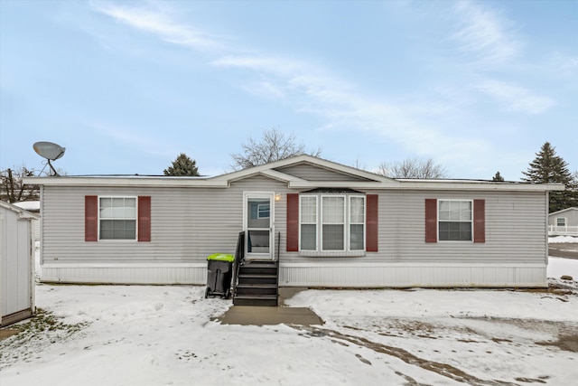 view of manufactured / mobile home