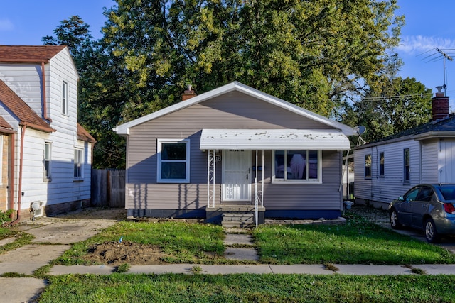 view of bungalow-style home