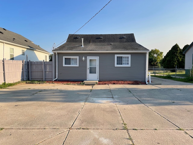 view of back of house