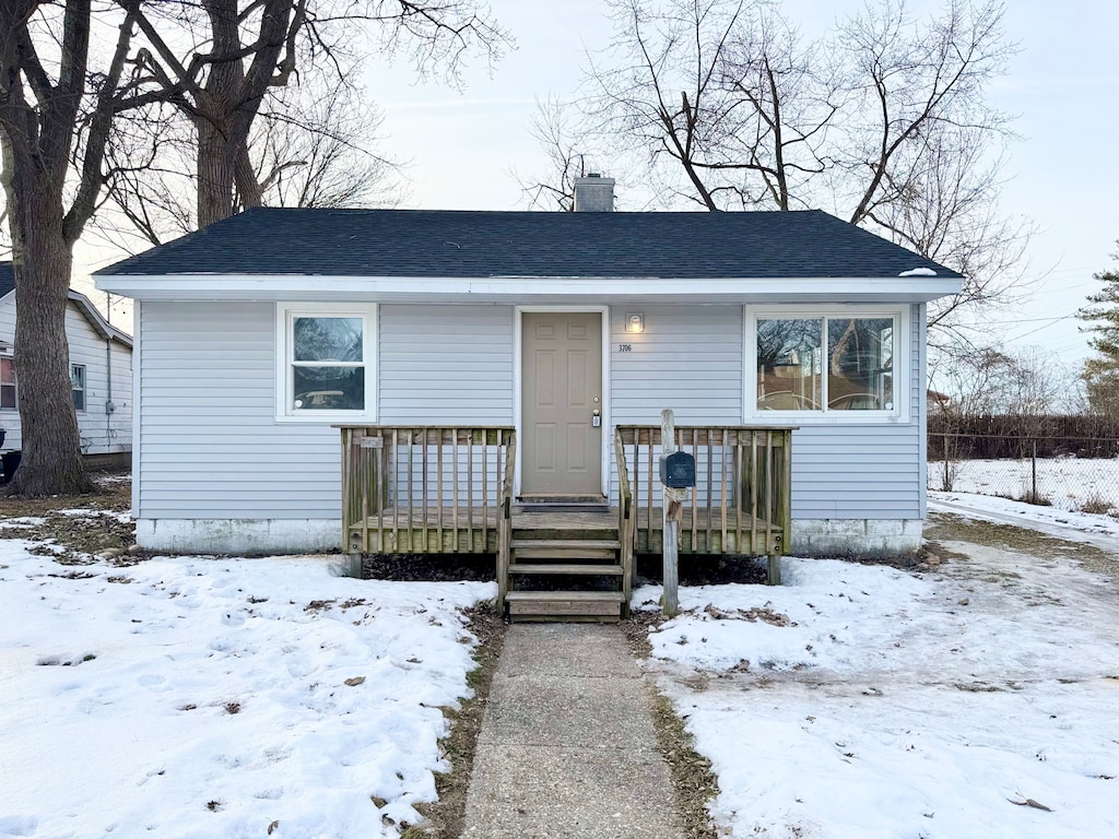 view of bungalow