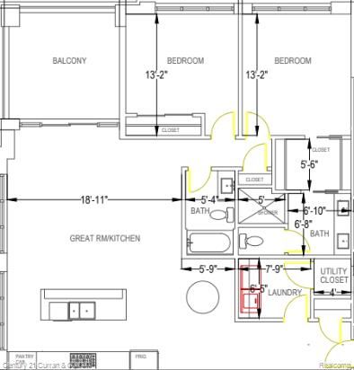 156 N Center St Unit 302, Northville, MI 48167 - plan
