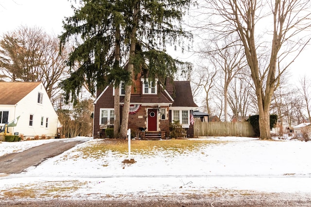 view of front of home