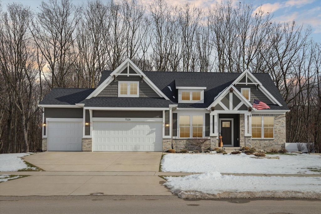 view of craftsman-style house