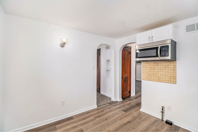 interior space featuring hardwood / wood-style flooring