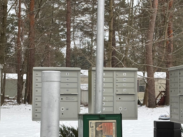 view of home's community featuring mail area