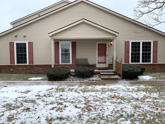 view of front of house