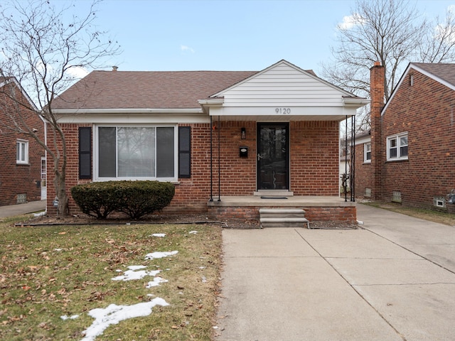 view of bungalow