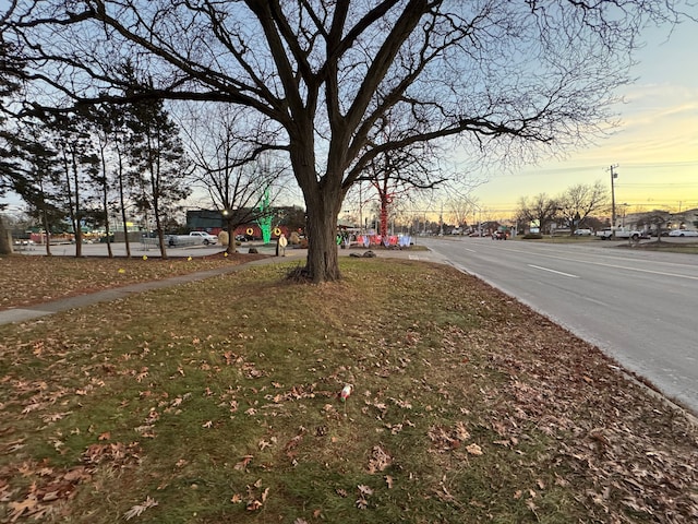 view of road