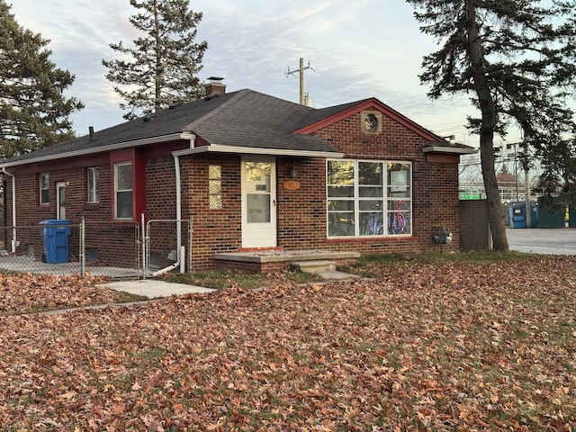 view of front of property