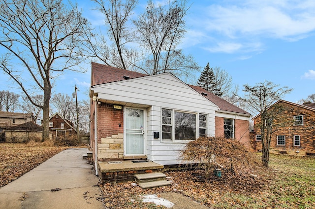 view of bungalow-style house