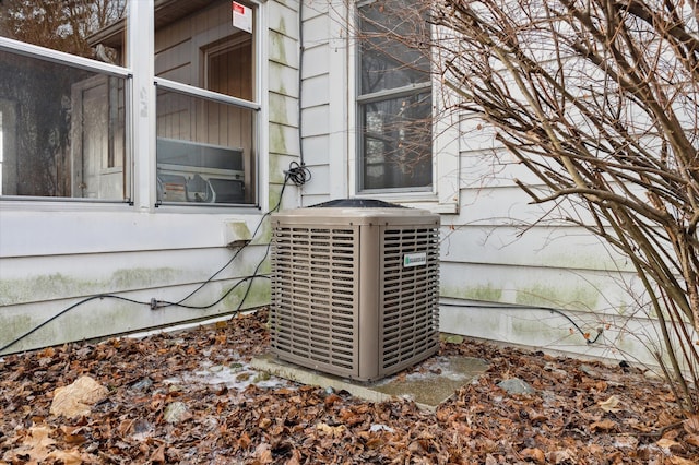 exterior details with cooling unit