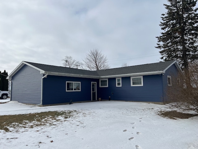 view of ranch-style house