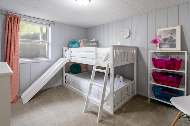 bedroom with carpet flooring