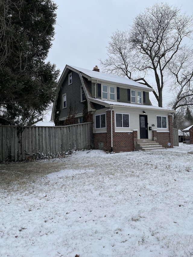 view of front of house