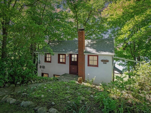 view of rear view of property