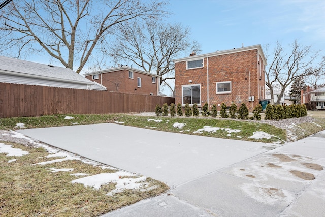 view of back of property