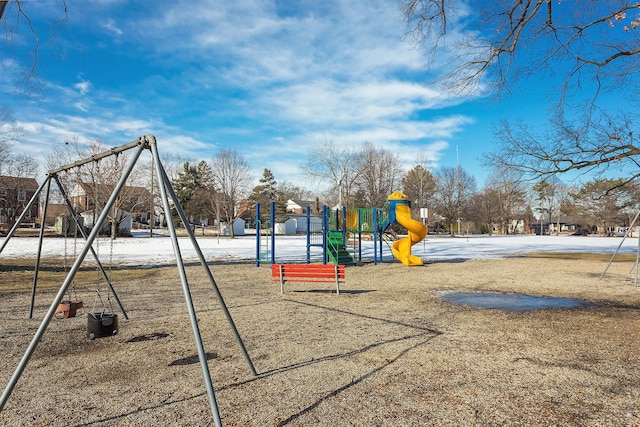 view of play area