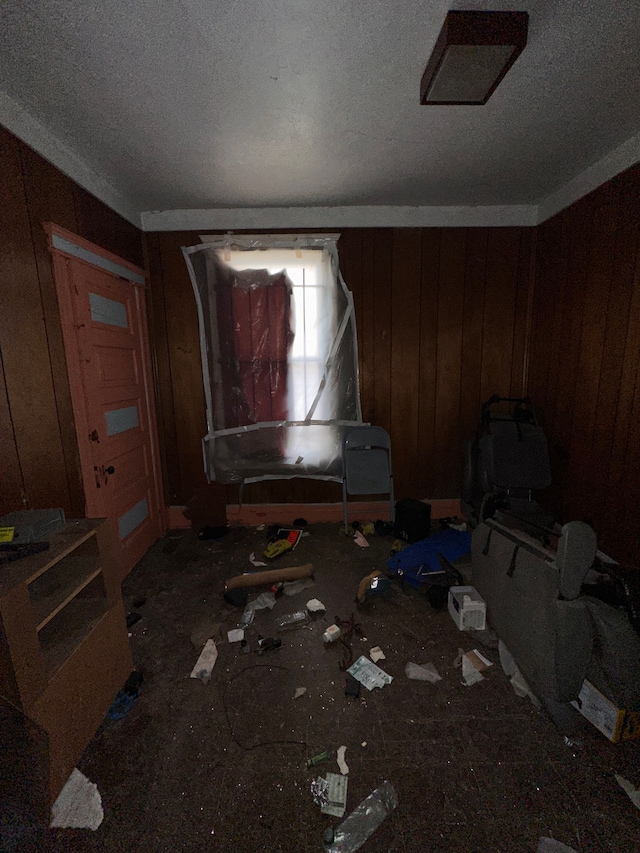 bedroom featuring crown molding