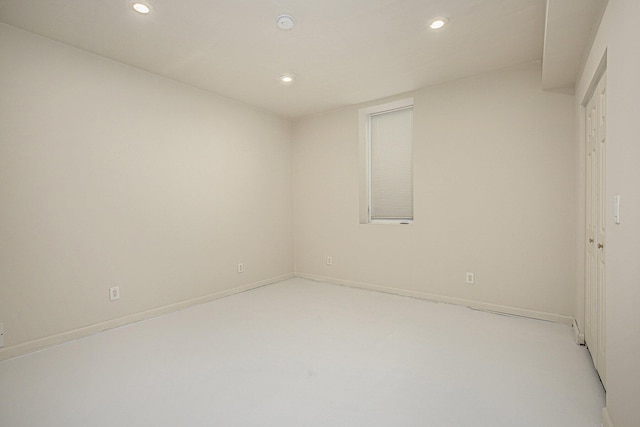 view of empty room