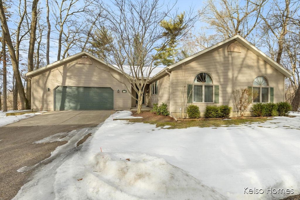 ranch-style house with a garage