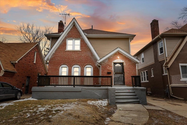 view of front of property