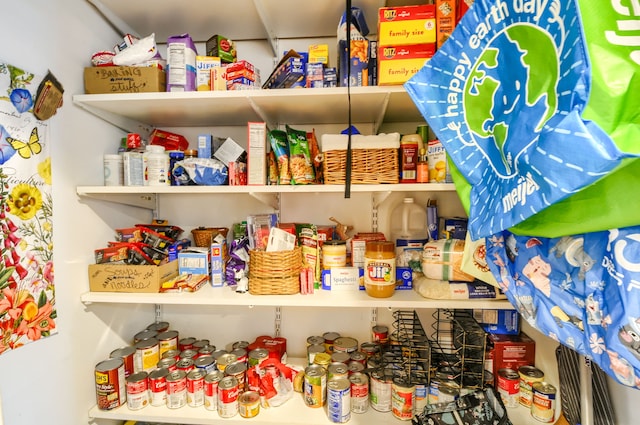 view of pantry