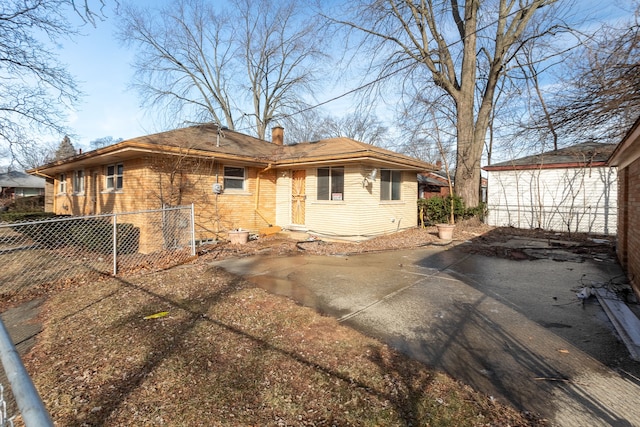 view of rear view of house