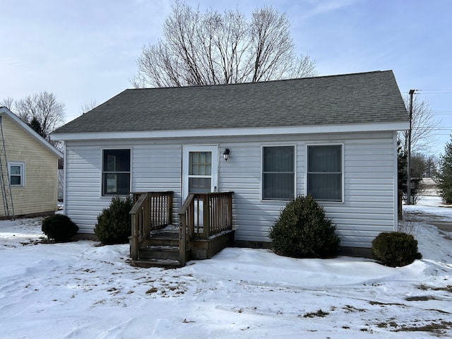 view of bungalow-style home