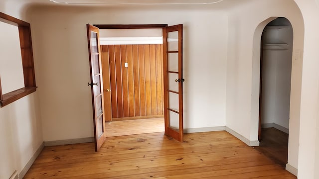 interior space featuring light hardwood / wood-style floors