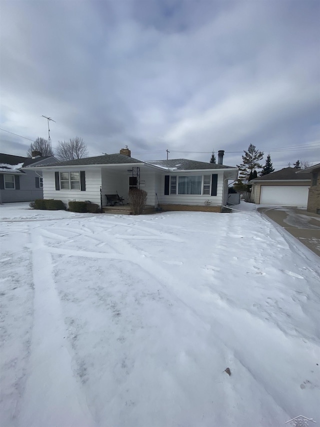 view of ranch-style home