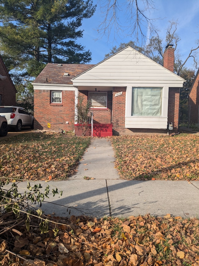 view of front of property