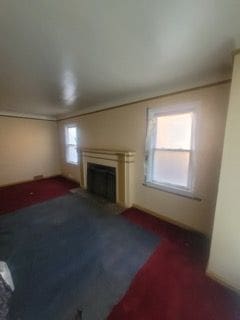 view of unfurnished living room