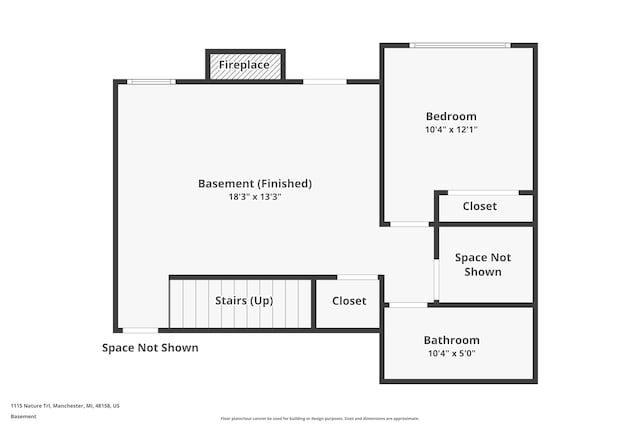 1115 Nature Trl, Manchester, MI 48158 - plan