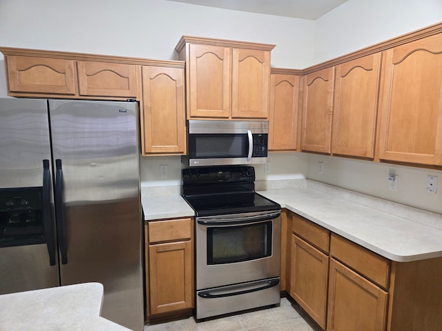 kitchen with stainless steel appliances