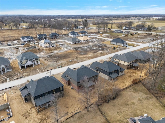 drone / aerial view featuring a residential view