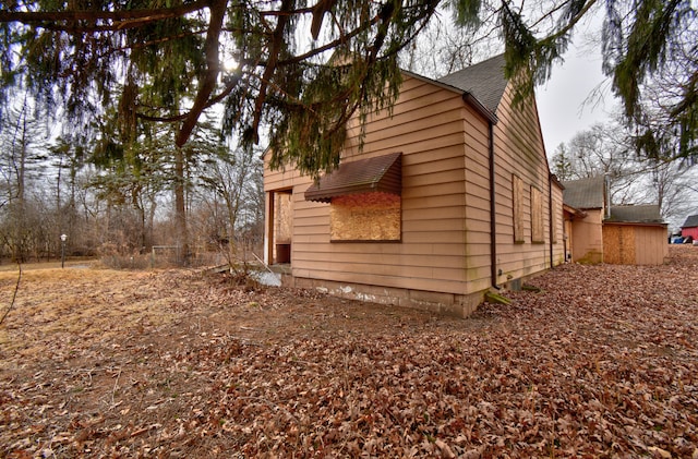 view of home's exterior