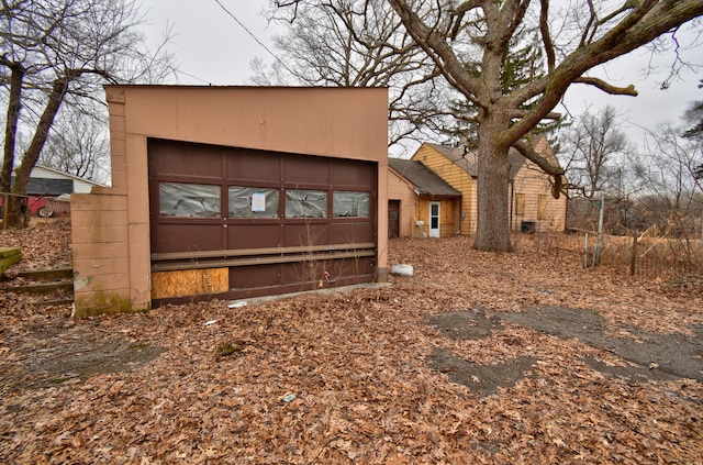 view of back of property