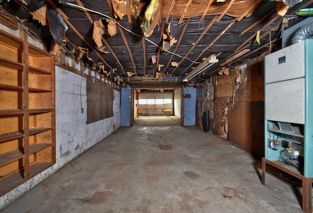 view of basement