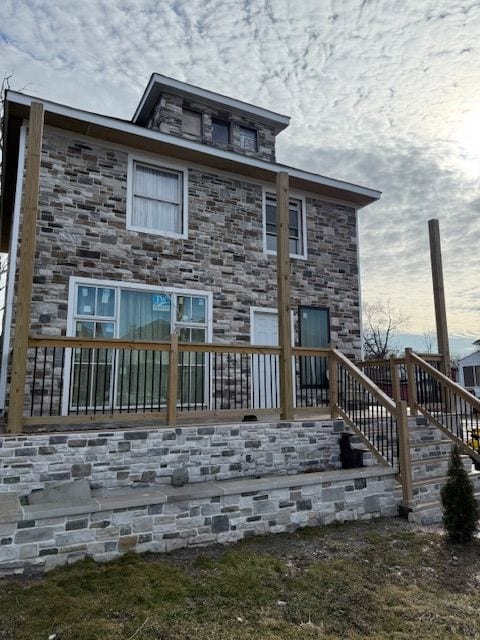 view of rear view of house