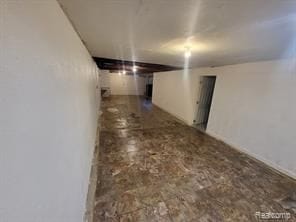 view of basement