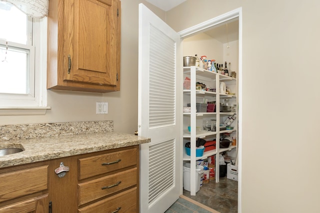 pantry featuring sink