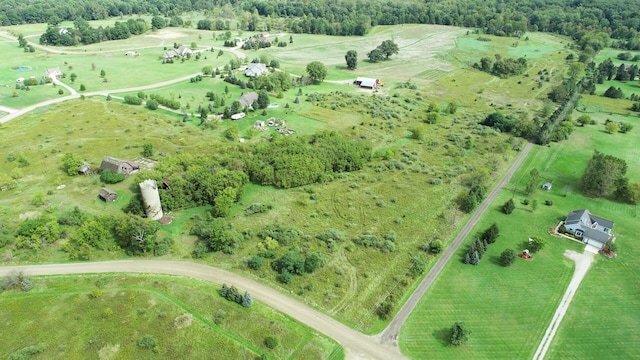 5090 Crandall Rd, Howell, MI 48855 - aerial overview of property's location featuring rural landscape