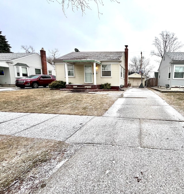 view of front of home