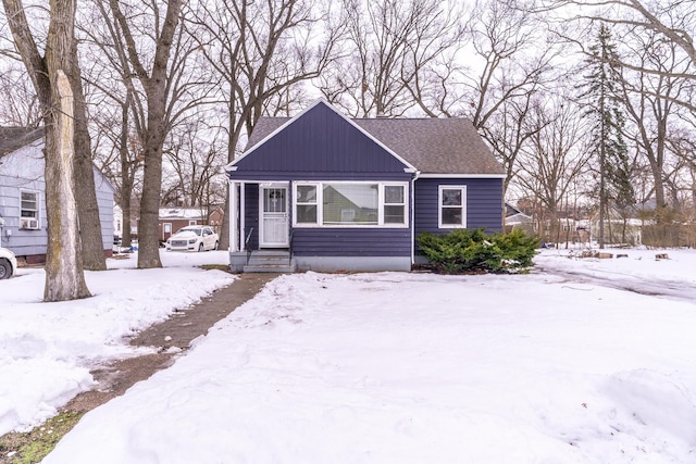 view of bungalow-style home